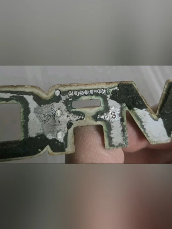 Black Raised Lettering Emblem - Picture 10 of 11